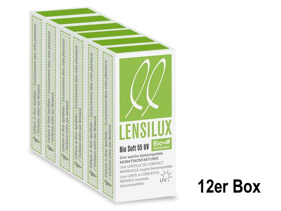 LENSILUX Bio Soft 55 UV 12er Box